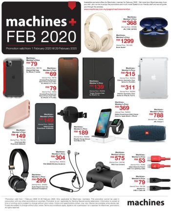 Machines-February-Sale-350x432 - Audio System & Visual System Electronics & Computers IT Gadgets Accessories Johor Kedah Kelantan Kuala Lumpur Malaysia Sales Melaka Mobile Phone Negeri Sembilan Pahang Penang Perak Perlis Putrajaya Sabah Sarawak Selangor Terengganu 