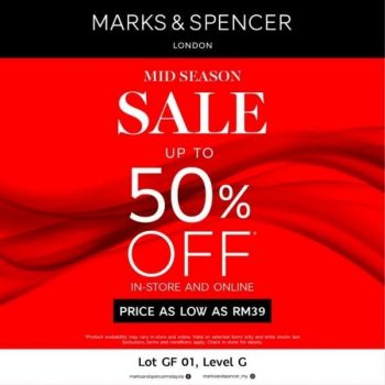 Marks-Spencer-Mid-Season-Sale-350x350 - Apparels Fashion Accessories Fashion Lifestyle & Department Store Johor Kedah Kelantan Kuala Lumpur Malaysia Sales Melaka Negeri Sembilan Online Store Pahang Penang Perak Perlis Putrajaya Sabah Sarawak Selangor Terengganu 