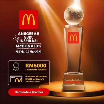 McDonalds-Anugerah-Guru-Inspirasi-2020-350x350 - Beverages Events & Fairs Food , Restaurant & Pub Johor Kedah Kelantan Kuala Lumpur Melaka Negeri Sembilan Online Store Others Pahang Penang Perak Perlis Putrajaya Sabah Sarawak Selangor Terengganu 