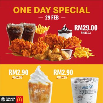 McDonalds-One-Day-Special-Promo-350x350 - Beverages Food , Restaurant & Pub Johor Kedah Kelantan Kuala Lumpur Melaka Negeri Sembilan Online Store Pahang Penang Perak Perlis Promotions & Freebies Putrajaya Sabah Sarawak Selangor Terengganu 