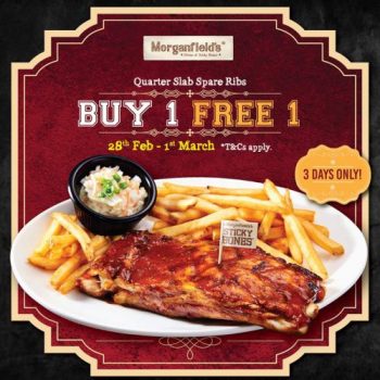 Morganfield’s-Sticky-Bones-Spare-Ribs-Promo-350x350 - Beverages Food , Restaurant & Pub Johor Kuala Lumpur Negeri Sembilan Pahang Penang Promotions & Freebies Putrajaya Selangor 