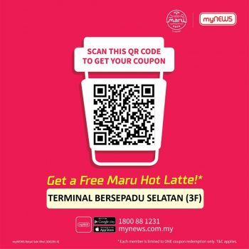 MyNEWS-Free-Maru-Latte-Promo-at-Terminal-Bersepadu-Selatan-350x350 - Beverages Food , Restaurant & Pub Kuala Lumpur Others Promotions & Freebies Selangor 