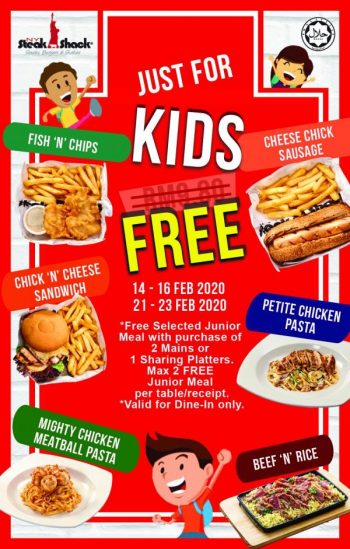 NY-Steak-Shack-Kids-Eat-Free-Promotion-350x549 - Beverages Food , Restaurant & Pub Promotions & Freebies Putrajaya Selangor 