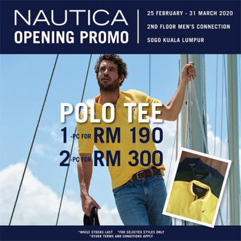 Nauticas-Opening-Promo-at-SOGO-350x350 - Apparels Fashion Accessories Fashion Lifestyle & Department Store Kuala Lumpur Promotions & Freebies Selangor 