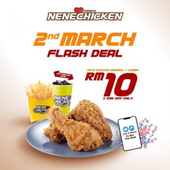 Nene-Chicken-2nd-March-Promotion-350x350 - Beverages Food , Restaurant & Pub Kuala Lumpur Pahang Promotions & Freebies Sarawak Selangor 