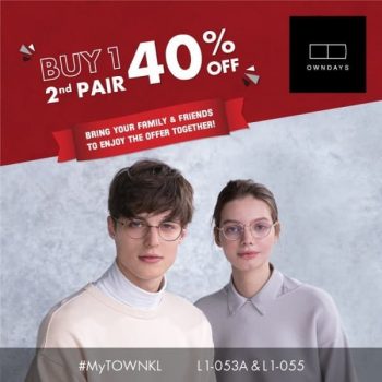 Owndays-Special-Promotion-at-Mytown-Shopping-Centre-350x350 - Eyewear Fashion Lifestyle & Department Store Kuala Lumpur Promotions & Freebies Selangor 
