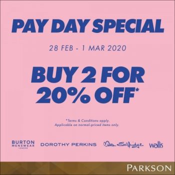 Parkson-Payday-Promotion-350x350 - Apparels Fashion Accessories Fashion Lifestyle & Department Store Kuala Lumpur Penang Promotions & Freebies Selangor Supermarket & Hypermarket 