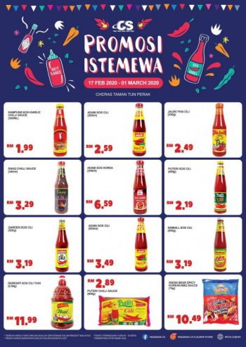 Pasaraya-CS-Chili-Sauce-Promotion-at-Cheras-Tun-Perak-350x493 - Promotions & Freebies Selangor Supermarket & Hypermarket 