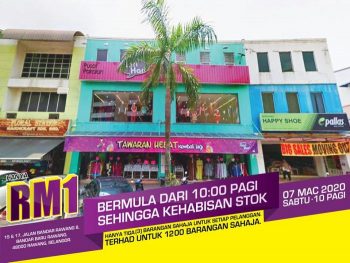 Pusat-Pakaian-Hari-Hari-Rawang-Stock-Clearance-Sale-350x263 - Apparels Fashion Accessories Fashion Lifestyle & Department Store Others Selangor Warehouse Sale & Clearance in Malaysia 