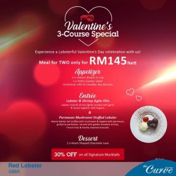 Red-Lobster-Valentine’s-Special-at-The-Curve-350x350 - Beverages Events & Fairs Food , Restaurant & Pub Selangor 