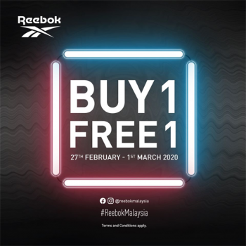 Reebok-Buy-1-Free-1-Promo-350x350 - Apparels Fashion Accessories Fashion Lifestyle & Department Store Footwear Johor Kuala Lumpur Penang Promotions & Freebies Selangor 