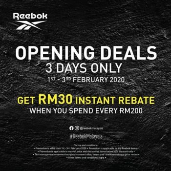 Reebok-Opening-Promotion-at-Queensbay-350x350 - Apparels Fashion Accessories Fashion Lifestyle & Department Store Footwear Penang Promotions & Freebies Sportswear 