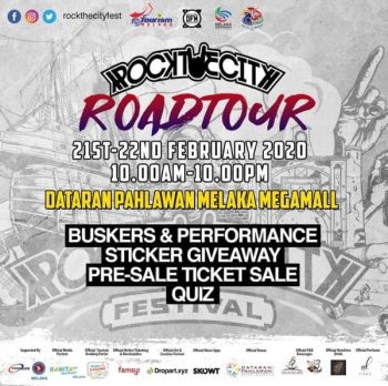 Rock-the-City-Road-Tour-at-Dataran-Pahlawan-Melaka-Megamall-350x348 - Events & Fairs Melaka Others 