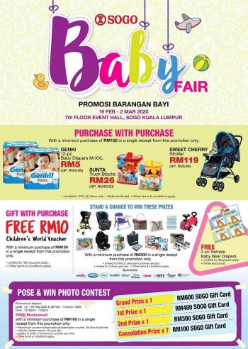 SOGO-Baby-Fair-Sale-350x492 - Baby & Kids & Parenting Babycare Kuala Lumpur Malaysia Sales Selangor Supermarket & Hypermarket 