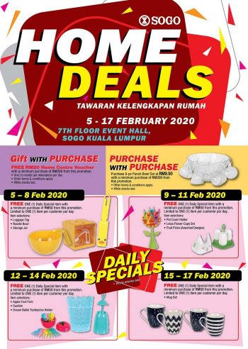 SOGO-Home-Deals-Promotion-350x492 - Kuala Lumpur Promotions & Freebies Selangor Supermarket & Hypermarket 