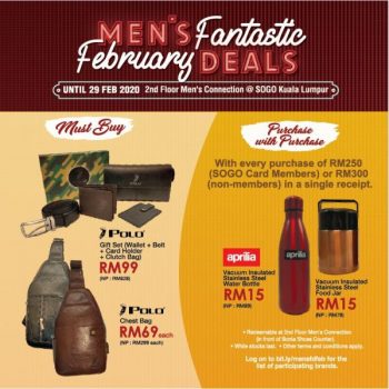 SOGO-Mens-Fantastic-February-Deals-350x350 - Fashion Accessories Fashion Lifestyle & Department Store Kuala Lumpur Promotions & Freebies Selangor Supermarket & Hypermarket 
