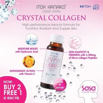 SaSa-Crystal-Collagen-Promotion-350x350 - Beauty & Health Johor Kedah Kelantan Kuala Lumpur Melaka Negeri Sembilan Pahang Penang Perak Perlis Personal Care Promotions & Freebies Putrajaya Sabah Sarawak Selangor Skincare Terengganu 