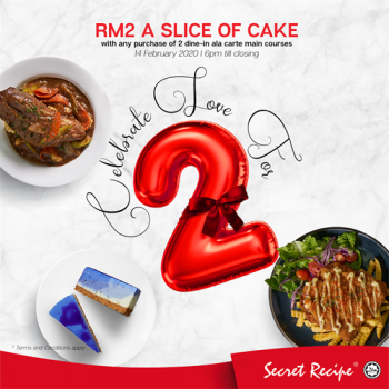 Secret-Recipe-A-Slice-Of-Cake-Promotion-at-Sarawak-350x350 - Beverages Cake Food , Restaurant & Pub Promotions & Freebies Sarawak 