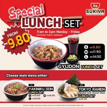 Sukiya-Lunch-Set-Promotion-350x349 - Beverages Food , Restaurant & Pub Kuala Lumpur Melaka Promotions & Freebies Selangor 