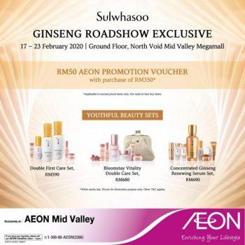 Sulwhasoo-Ginseng-Roadshow-Promotion-at-AEON-Mid-Valley-350x350 - Beauty & Health Kuala Lumpur Others Personal Care Promotions & Freebies Selangor Skincare 