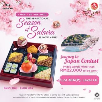 Sushi-King-Season-of-Sakura-Promo-at-Paradigm-Mall-350x350 - Beverages Food , Restaurant & Pub Promotions & Freebies Selangor 