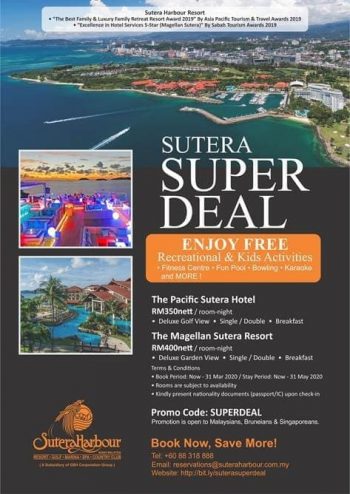 Sutera-Habour-Resort-Super-Deal-Promo-1-350x494 - Hotels Johor Kedah Kelantan Kuala Lumpur Melaka Negeri Sembilan Online Store Others Pahang Penang Perak Perlis Promotions & Freebies Putrajaya Sabah Sarawak Selangor Sports,Leisure & Travel Terengganu 