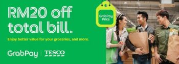 TESCO-GrabPay-Promotion-350x125 - Johor Kedah Kelantan Kuala Lumpur Melaka Negeri Sembilan Pahang Penang Perak Perlis Promotions & Freebies Putrajaya Sabah Sarawak Selangor Supermarket & Hypermarket Terengganu 