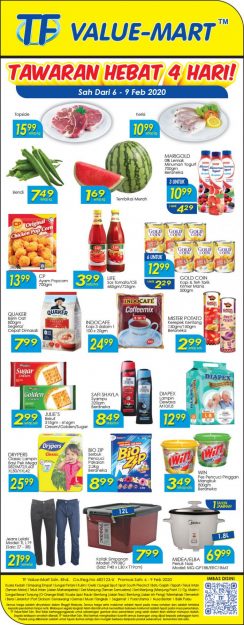 TF-Value-Mart-4-Days-Promotion-1-244x625 - Johor Kedah Kelantan Negeri Sembilan Pahang Penang Perak Promotions & Freebies Selangor Supermarket & Hypermarket 