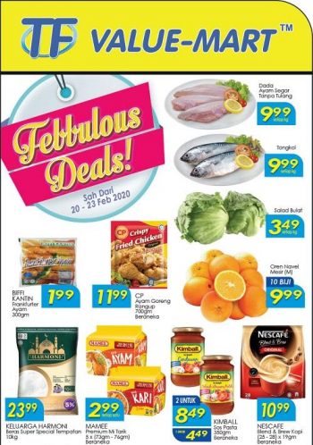 TF-Value-Mart-Febbulous-Deals-Promotion-350x498 - Johor Kedah Kelantan Negeri Sembilan Pahang Penang Perak Promotions & Freebies Selangor Supermarket & Hypermarket 