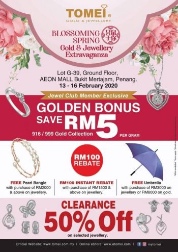 TOMEI-Blossoming-Spring-Gold-Jewellery-Extravaganza-350x494 - Events & Fairs Gifts , Souvenir & Jewellery Jewels Penang 