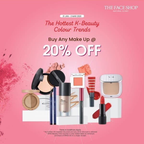 31 Jan-2 Mar 2020: The Face Shop K-Beauty Cosmetics Promo at Vivacity ...