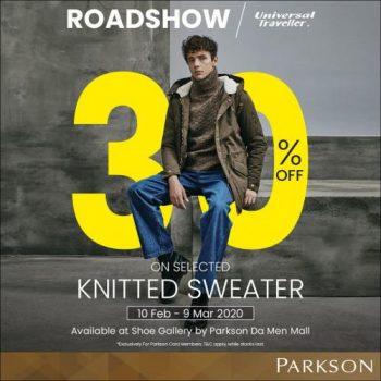 Universal-Traveller-Knitted-Sweaters-Roadshow-Sale-at-Parkson-Da-Men-Mall-350x350 - Luggage Malaysia Sales Others Selangor Sports,Leisure & Travel 