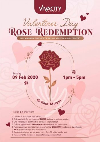 Valentines-special-Rose-Redemption-at-Vivacity-Megamall-350x495 - Events & Fairs Others Sarawak 