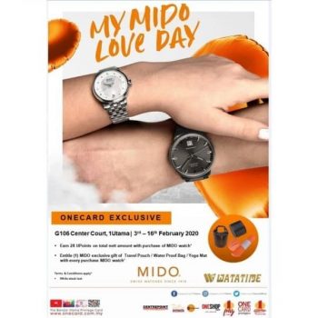 Watatime-Mido-Promotion-at-1-Utama-350x350 - Fashion Lifestyle & Department Store Promotions & Freebies Selangor Watches 