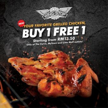 Wingstop-Buy-1-FREE-1-Promotion-350x350 - Beverages Food , Restaurant & Pub Kuala Lumpur Promotions & Freebies Selangor 