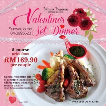 Winter-Warmers-Special-Valentine-Dinner-Set-at-Sunway-Carnival-Mall-350x350 - Beverages Events & Fairs Food , Restaurant & Pub Penang 