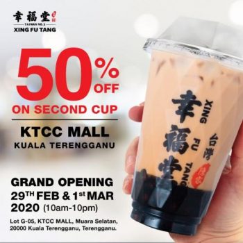 Xing-Fu-Tang-Opening-Promotion-at-KTCC-Mall-350x350 - Beverages Food , Restaurant & Pub Promotions & Freebies Terengganu 