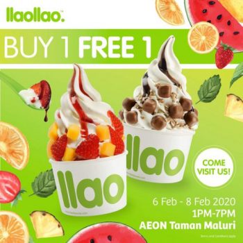 llaollao-Buy-1-Free-1-Promo-at-AEON-Taman-Maluri-350x350 - Beverages Food , Restaurant & Pub Ice Cream Kuala Lumpur Promotions & Freebies Selangor 