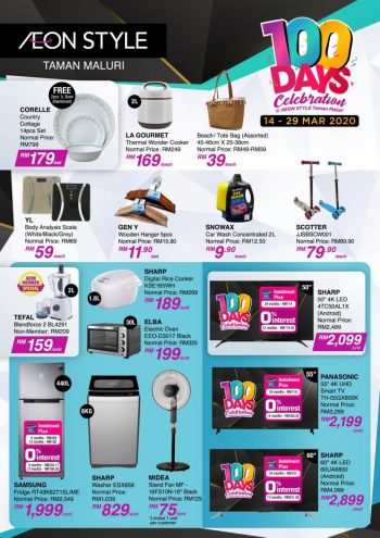 AEON-100-Days-Celebration-Promotion-at-Taman-Maluri-2-350x495 - Kuala Lumpur Promotions & Freebies Selangor Supermarket & Hypermarket 