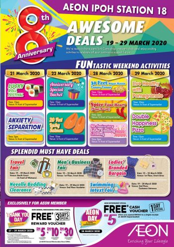 AEON-Anniversary-Promotion-at-Ipoh-Station-18-350x495 - Perak Promotions & Freebies Supermarket & Hypermarket 