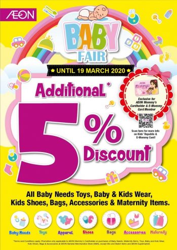 AEON-Baby-Fair-Promotion-350x495 - Baby & Kids & Parenting Babycare Johor Kedah Kelantan Kuala Lumpur Melaka Negeri Sembilan Pahang Penang Perak Perlis Promotions & Freebies Putrajaya Sabah Sarawak Selangor Supermarket & Hypermarket Terengganu Toys 
