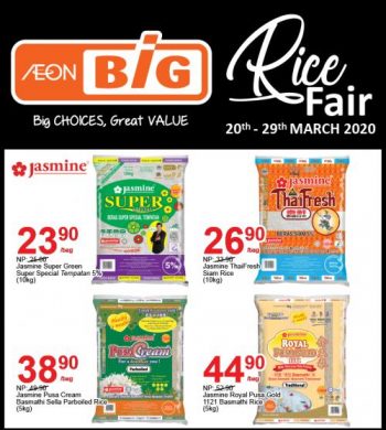 AEON-BiG-Rice-Fair-Promotion-350x390 - Johor Kedah Kelantan Kuala Lumpur Melaka Negeri Sembilan Pahang Penang Perak Perlis Promotions & Freebies Putrajaya Sabah Sarawak Selangor Supermarket & Hypermarket Terengganu 