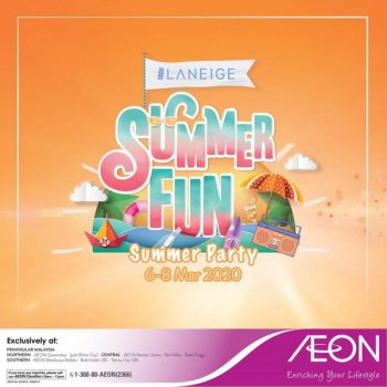 AEON-Laneige-Summer-Party-Sale-350x350 - Beauty & Health Johor Kedah Kelantan Kuala Lumpur Malaysia Sales Melaka Negeri Sembilan Pahang Penang Perak Perlis Personal Care Putrajaya Sabah Sarawak Selangor Skincare Supermarket & Hypermarket Terengganu 