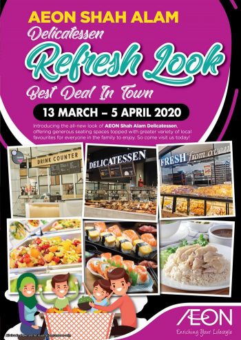 AEON-New-Look-Promotion-at-Shah-Alam-Delicatessen-350x495 - Promotions & Freebies Selangor Supermarket & Hypermarket 