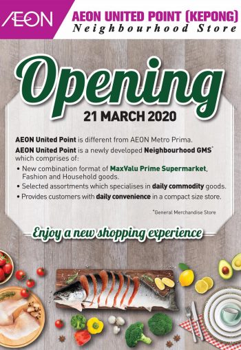 AEON-Opening-Promotion-at-United-Point-Kepong-350x509 - Kuala Lumpur Promotions & Freebies Selangor Supermarket & Hypermarket 