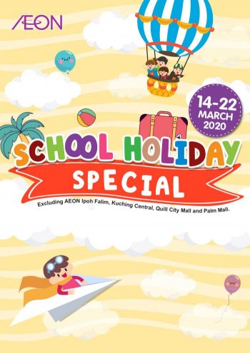 AEON-School-Holiday-Promotion-350x495 - Johor Kedah Kelantan Kuala Lumpur Melaka Negeri Sembilan Pahang Penang Perak Perlis Promotions & Freebies Putrajaya Sabah Sarawak Selangor Supermarket & Hypermarket Terengganu 