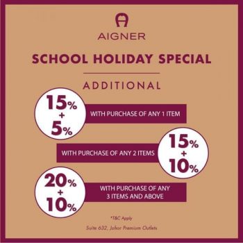 Aigner-Special-Sale-at-Johor-Premium-Outlets-350x350 - Bags Fashion Accessories Fashion Lifestyle & Department Store Johor Malaysia Sales 