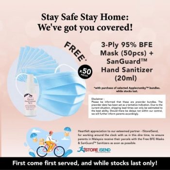 Applecrumby-Fish-Free-Masks-Promotion-350x350 - Baby & Kids & Parenting Babycare Beauty & Health Johor Kedah Kelantan Kuala Lumpur Melaka Negeri Sembilan Online Store Pahang Penang Perak Perlis Personal Care Promotions & Freebies Putrajaya Sabah Sarawak Selangor Terengganu 