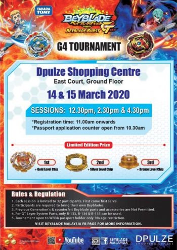 Beyblade-Burst-G4-Tournament-at-Dpulze-Shopping-Centre-350x494 - Events & Fairs Kuala Lumpur Others Selangor 