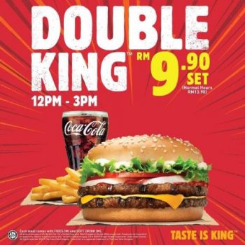 Burger-King-Double-King-Promotion-350x350 - Beverages Burger Food , Restaurant & Pub Johor Kedah Kelantan Kuala Lumpur Melaka Negeri Sembilan Pahang Penang Perak Perlis Promotions & Freebies Putrajaya Sabah Sarawak Selangor Terengganu 